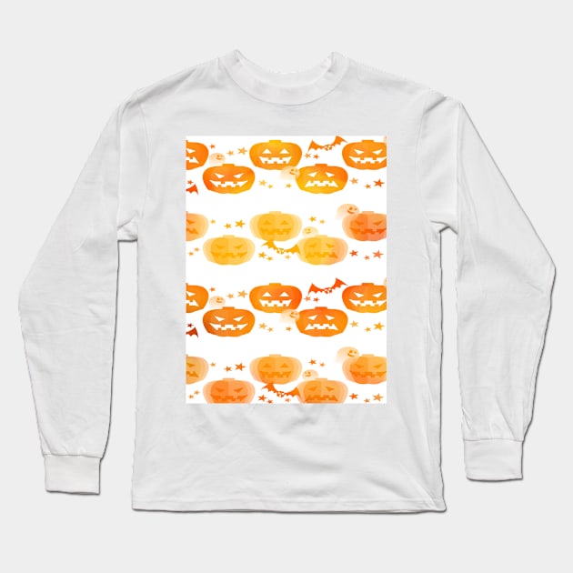 Spooky Halloween Long Sleeve T-Shirt by SamariaVarela90